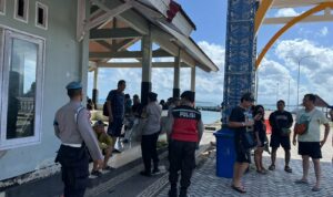Polsek Sekotong Antisipasi Kejahatan di Tempat Wisata Lombok Barat