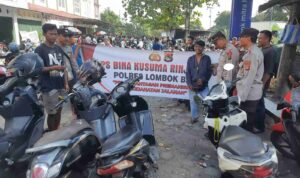 Polres Lombok Barat Gelar Ops Bina Kusuma Rinjani 2025, Jamin Keamanan di Pasar Kediri