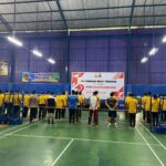 Turnamen Bulutangkis Satker Polres Lombok Barat Meriahkan Hari Bhayangkara ke-79