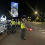 Patroli Malam Satlantas Polres Lombok Barat Jaga Ketertiban Lalu Lintas dan Cegah Balap Liar