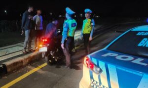 Patroli Malam di Bypass BIL, Satlantas Lombok Barat Cegah Balap Liar dan Kejahatan
