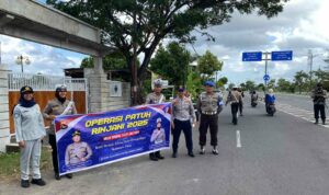Puluhan Pelanggar Terjaring di Bypass Bil 2, Polres Lombok Barat Gelar Operasi Patuh Rinjani 2025