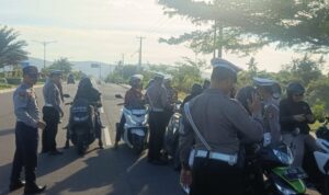 Satlantas Lombok Barat Gelar Operasi Patuh, Fokus Disiplin Pengendara Roda Dua