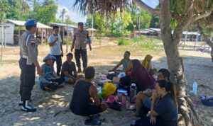 Polsek Sekotong Perketat Patroli Wisata Pantai Elak-Elak demi Keamanan Wisatawan