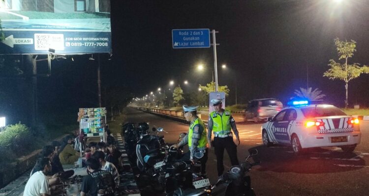 Blue Light Patrol Satlantas Lombok Barat, Aman Tanpa Balap Liar