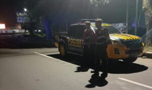 Antisipasi Kejahatan Malam, Sat Samapta Patroli ke Desa Rumak
