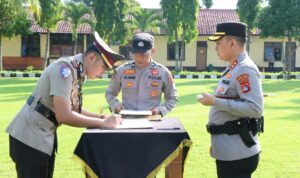 Sertijab Polres Lombok Barat: Kasat Lantas dan 3 Kapolsek Diganti